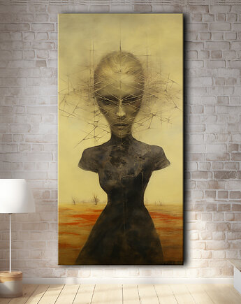 Melancholia - Obraz na płótnie - Druk, Blejtrama - Impresjonizm, Loft #11, Black Sapphire Art