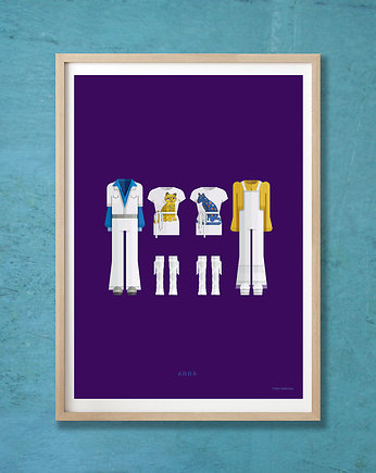 Plakat ABBA - fine art, minimalmill