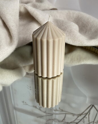 Świeca ekologiczna sojowa dekoracyjna "Grace" 80x50mm, Coccola JEWELLERY