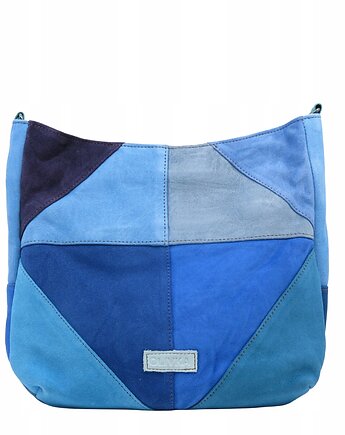 Torebka damska pojemna zamszowa na ramię kolorowa oryginalna OLIVKA, Olivka Warsaw