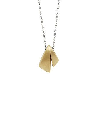 BLOW double  / brass necklace, Filimoniuk