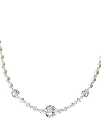 Srebrny naszyjnik z kryształami marki Swarovski, Alessandra unique