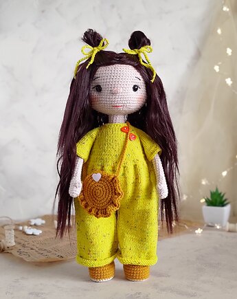 Lalka 31 cm, JEDYNY egzemplarz, Lalka na prezent, Prezent dla dziewczynki, EcoToysByNastya