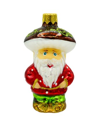 Bombka choinkowa: Krasnal z Kapeluszem Grzyba, Syn Bombkarza