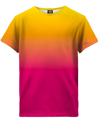 T-shirt Boy DR.CROW Ombre Yellow Pink, DrCrow