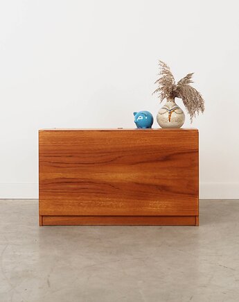 Komoda na gramofon, duński design, lata 70, produkcja: Dania, Przetwory design