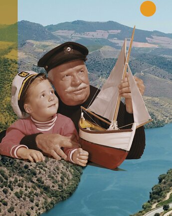 Plakat Żaglówki (kolaż), Agnieszka Osiecka RYSUJĘ BO SIĘ NUDZĘ
