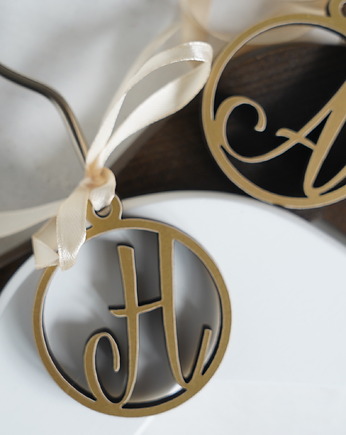Zestaw 2 Wieszaków Ślubnych z Personalizacją, prezent dla Narzeczonych, MOOD for WOOD