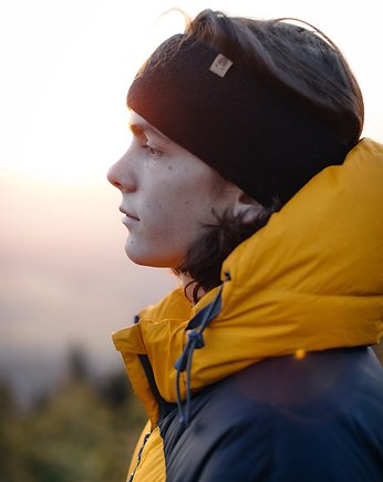 LIS- opaska 100% wełna merino- popielaty, KOPYTO