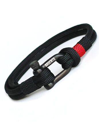 Bransoletka szekla męska paracord  ArgentoMen, Argento akcesoria