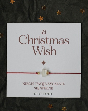 A Christmas Wish - Bransoletka z gwiazdką, spełniająca życzenia ;), Le Boho Bleu