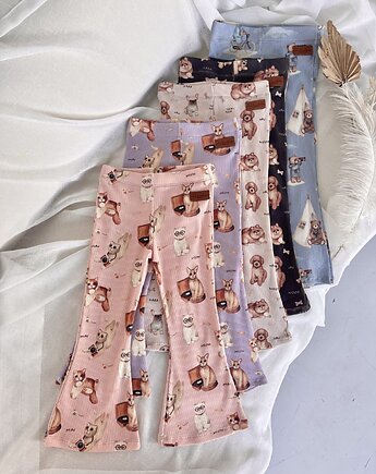 Dzwony z dzianiny w prążki, Labambino Handmade