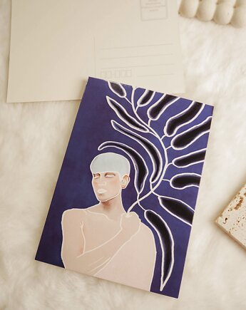 Pocztówka Ilustracja Mężczyzna, Maybe Jwlr