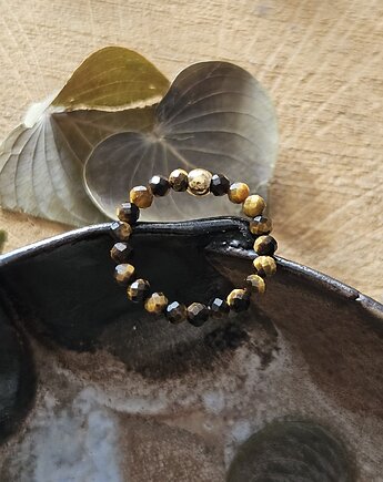 Pierścionek z tygrysim okiem - Autumn Forest, REVEAL