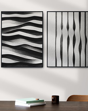 Plakaty Black Lines, Abstraktoria