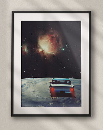 Plakat Destynacja nieznana - Kolaż Fine Art - Dekoracja Ścienna Do Salonu, DAPIDOKA