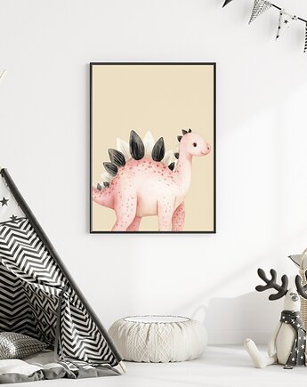 Plakat Dinozaur Dinozaury Na Ścianę Dla Dzieci, Magnetyczne Studio