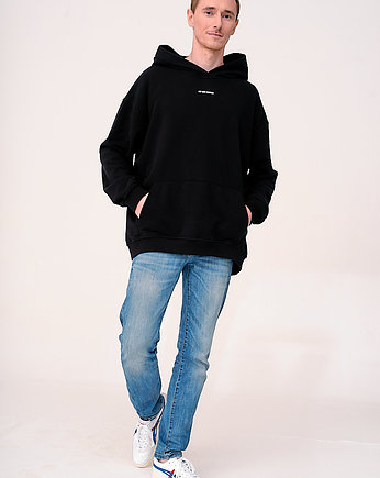 Hoodie Oversize Black, FajnieBrand