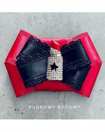 Kobieca Broszka Ze Szminką NEW, Pudrowy Różowy