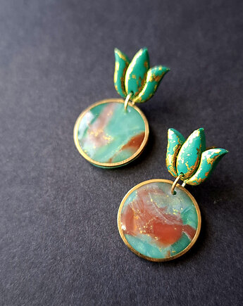 Kolczyki słoneczne ogrody no6, Motywator Eweliny