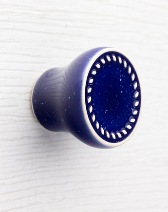 Gałka do mebli ciemnoniebieska, wz.12, pracowniazona