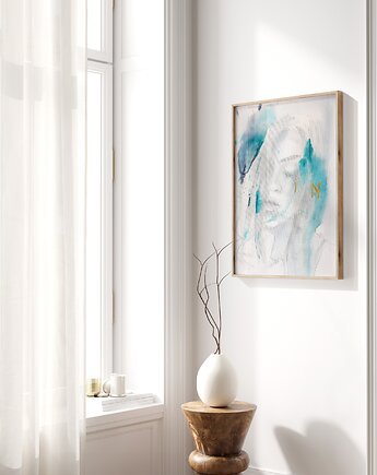 Obraz Hagalaz, ołówek, akwarela, akryl, na płótnie, Find Yourself Art