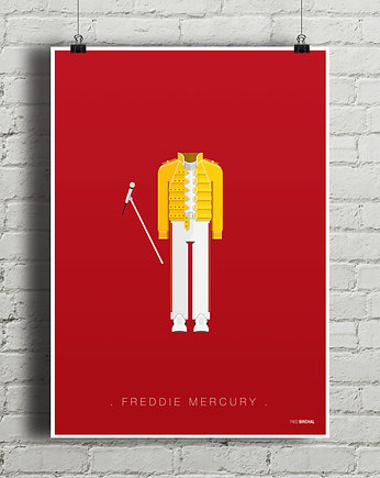 Plakat Freddy Mercury , minimalmill