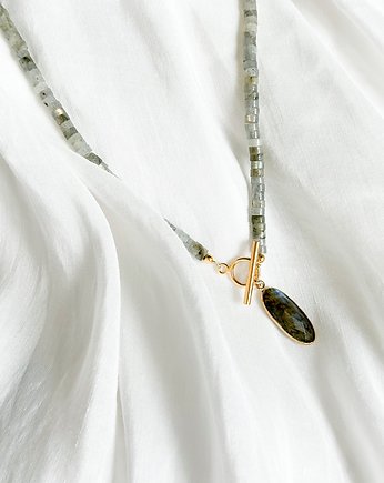 Naszyjnik z labradorytem, BlueBird Bracelets