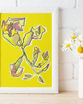 Yellow flower, Kasia Romanska