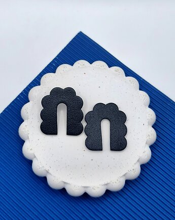 Kolczyki FOAM strukturalne, WILDBI design