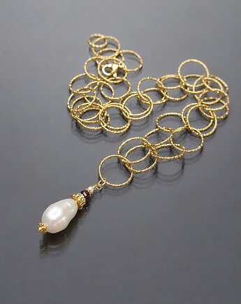 Pearl white chain /30.03.26/ - naszyjnik, KiKa pracownia