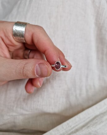 Pierścionek srebrny SPINEL / r. 11, Anna Korkozowicz Biżuteria