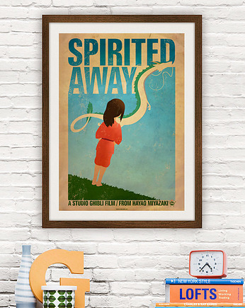 Plakat Spirited Away - Ghibli, minimalmill