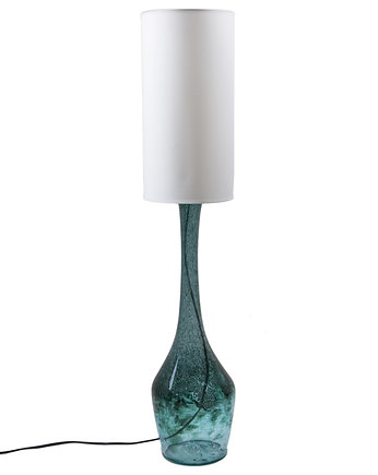 Lampa stołowa szklana turkusowa ANGEL LGH0171, GIE EL