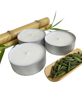 XXL Bamboo Green Tea 3 szt. tealight 105g- wosk sojowy (dostępne inne zapachy), Coccola JEWELLERY