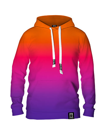 Damska Bluza z kapturem DR.CROW Ombre Pom Fiol, DrCrow