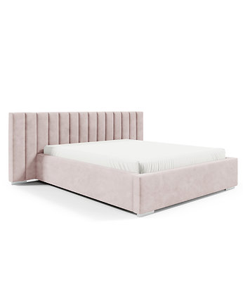 Łóżko Filippa 10P  wysokość 95cm szerokie pojemnik stelaż rama metalowa, MebleNORTH