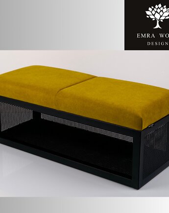 Ławka Tapicerowana Industrialna Kolory Rozmiary LGM-505, EMRA WOOD DESIGN