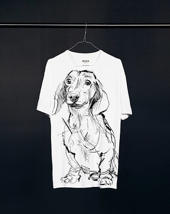 Dachshund Dog T-shirt Man, SELVA
