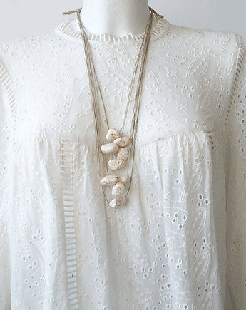 Safari Naszyjnik lniany, galeria nuit