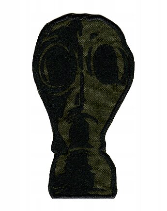 Naszywka naprasowanka MASKA GAZOWA termoprzylepna haft 5x6,2cm, Wyszywane
