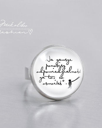 Mały Książę "Odpowiedzialność" - simple ring, Makaliboo