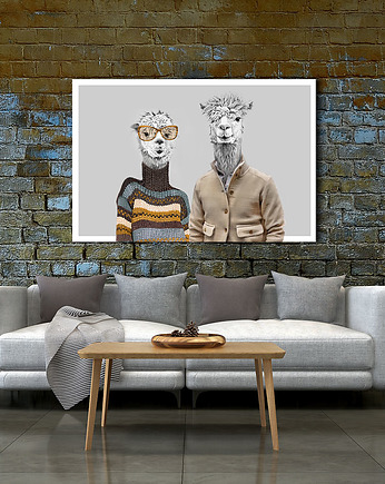 OBRAZ NA PŁÓTNIE-ALPAKI  120x80, LUdesign gallery