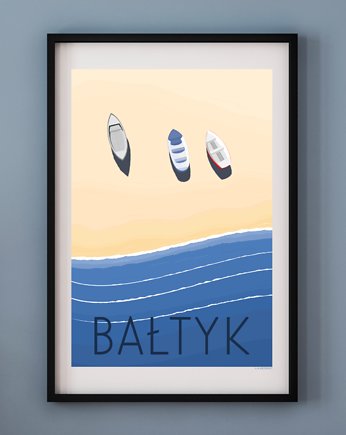 Plakat BAŁTYK, A. W. WIĘCKIEWICZ
