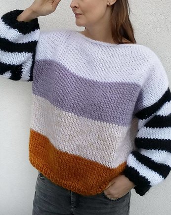 Sweter kolorowe pasy, Oh! Sweater