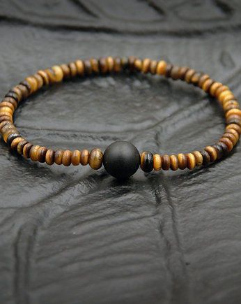 Czarny BURSZTYN, tygrysie oko BLACK AMBER, kaktusia