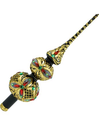 Czubek na choinkę: czarno-złoty, Syn Bombkarza