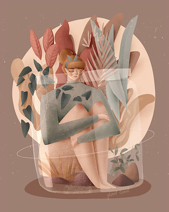 Ilustracja PLANT LAND, Sandra Chojecka
