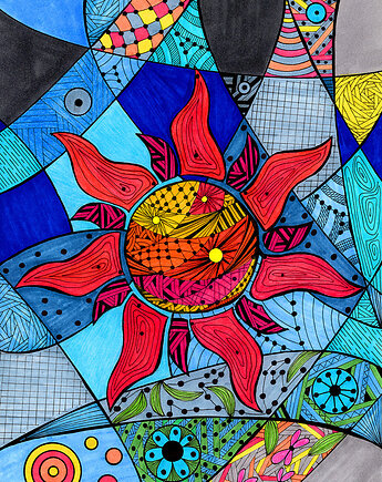 22. UPAŁ - rysunek, plakat., kama4you