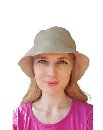 Bucket hat kapelusz kubełkowy czapka rybacka składany kapelusz  beżowy, assembleage